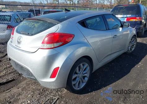 2013 Hyundai Veloster Base W/Black/Base W/Gray/Base W/Red/Re:mix из США, поврежденный, VIN KMHTC6AD7DU097233